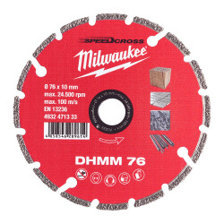 Milwaukee Elmas Çok Amaçlı Kesme Diski 76 mm 4932471333 - 2