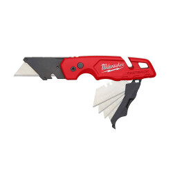 Milwaukee FASTBACK Katlanır Maket Bıçağı Bıçak Hazneli 4932471358 - Milwaukee