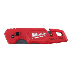 Milwaukee FASTBACK Katlanır Maket Bıçağı Bıçak Hazneli 4932471358 - 2