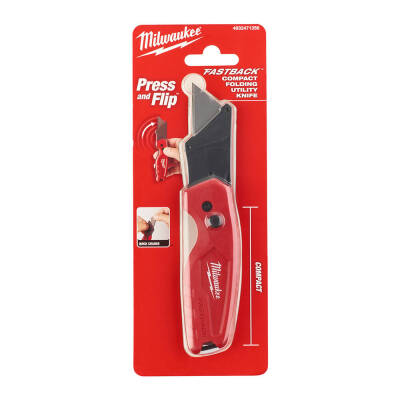 Milwaukee FASTBACK Kompakt Katlanır Maket Bıçağı 4932471356 - 3