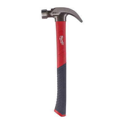 Milwaukee Fiberglas Saplı Pençeli Çekiç 570 g 4932478658 - 2