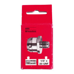 Milwaukee FIXTEC - 1/2 inç x 20 UNF Mandren Adaptörü No 1 4932371807 - Milwaukee