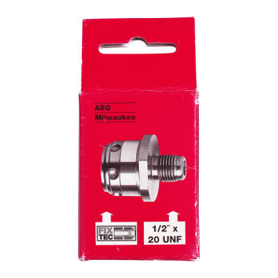 Milwaukee FIXTEC - 1/2 inç x 20 UNF Mandren Adaptörü No 1 4932371807 - 1