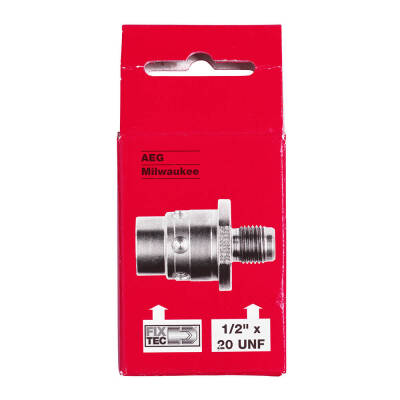 Milwaukee FIXTEC - 1/2 inç x 20 UNF Mandren Adaptörü No 2 4932399154 - 1