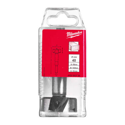 Milwaukee Forstner (Menteşe) Ahşap Matkap Ucu 40 mm 4932363720 - 1