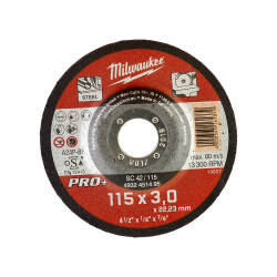 Milwaukee Göbekli Metal Kesme Taşı 115 x 3 x 22,23 mm 4932451495 - Milwaukee