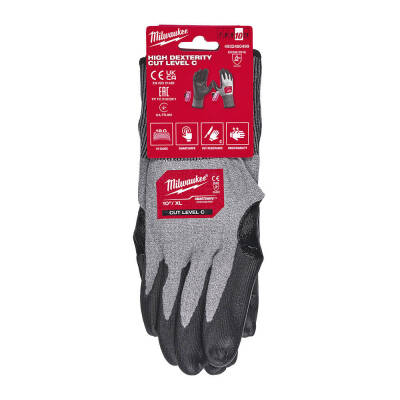 Milwaukee HI-DEX Kesilmeye Dayanıklı Eldiven Seviye C 10/XL Beden 4932480499 - 1