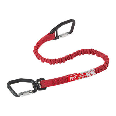 Milwaukee Hızlı Bağlantılı Alet Lanyardı 4,5 kg Çift Karabina 4932471429 - 1
