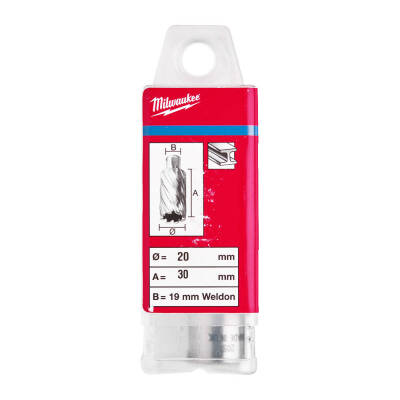 Milwaukee HSS Manyetik Matkap Ucu (Karot) 30 mm 20 x 30 mm 4932343276 - 1