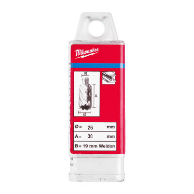 Milwaukee HSS Manyetik Matkap Ucu (Karot) 30 mm 26 x 30 mm 4932343282 - 1