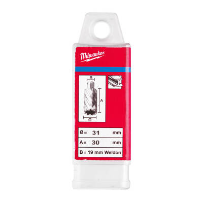 Milwaukee HSS Manyetik Matkap Ucu (Karot) 30 mm 31 x 30 mm 4932343287 - 1