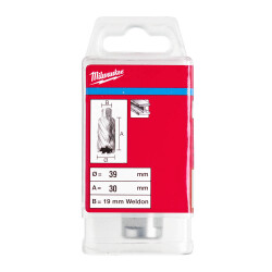 Milwaukee HSS Manyetik Matkap Ucu (Karot) 30 mm 39 x 30 mm 4932371748 - 1