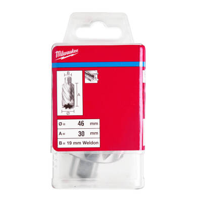 Milwaukee HSS Manyetik Matkap Ucu (Karot) 30 mm 46 x 30 mm 4932371755 - 1
