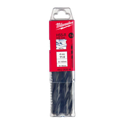 Milwaukee HSS-R Metal Matkap Ucu 11,0 x 142 mm 5'li 4932363544 - 1