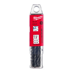 Milwaukee HSS-R Metal Matkap Ucu 3,5 x 70 mm 10'lu 4932363469 - Milwaukee
