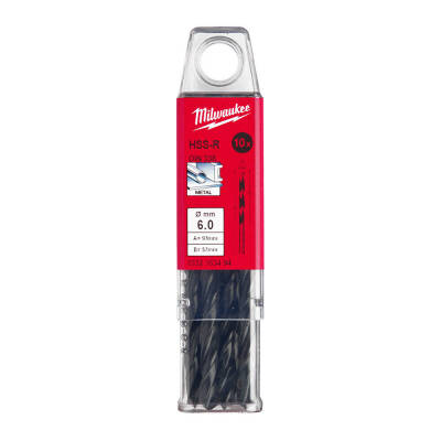 Milwaukee HSS-R Metal Matkap Ucu 6,0 x 93 mm 10'lu 4932363494 - 1
