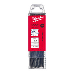 Milwaukee HSS-R Metal Matkap Ucu 8,0 x 117 mm 10'lu 4932363514 - Milwaukee