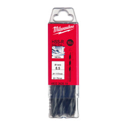 Milwaukee HSS-R Metal Matkap Ucu 8,5 x 117 mm 10'lu 4932363519 - Milwaukee