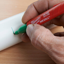 Milwaukee INKZALL Marker İşaretleme Kalemi Mavi, Kırmızı, Yeşil, Siyah 4li 48223106 - 2