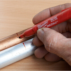Milwaukee INKZALL Marker İşaretleme Kalemi Mavi, Kırmızı, Yeşil, Siyah 4li 48223106 - 3