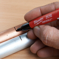 Milwaukee INKZALL Marker İşaretleme Kalemi Mavi, Kırmızı, Yeşil, Siyah 4li 48223106 - 4