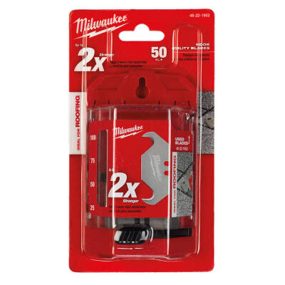 Milwaukee Kanca Tipi Maket Bıçağı Yedeği 50'li 48221952 - 2