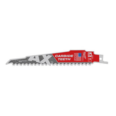 Milwaukee Karbür Dişli AX Yıkım Kılıç Testere Bıçağı 150 mm 48005221 - 1
