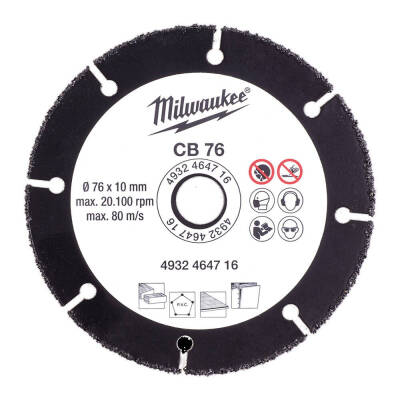 Milwaukee Karbür Kesme Diski 76 mm M12 FCOT 4932464716 - 2