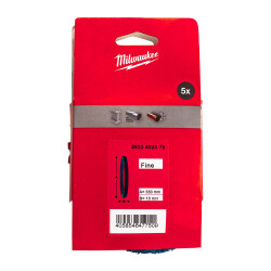 Milwaukee Keçe Şerit Eğe Zımparası 10 x 330 mm İnce 5'li 4932492879 - Milwaukee