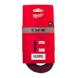 Milwaukee Keçe Şerit Eğe Zımparası 10 x 330 mm Orta 5'li 4932492878 - Milwaukee