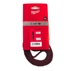 Milwaukee Keçe Şerit Eğe Zımparası 13 x 457 mm Orta 5'li 4932492885 - Milwaukee