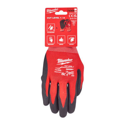 Milwaukee Kesilmeye Dayanıklı Nitril Eldiven Seviye A 11/XXL Beden 4932471419 - 1