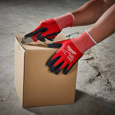Milwaukee Kesilmeye Dayanıklı Nitril Eldiven Seviye A 9/L Beden 4932471417 - 2