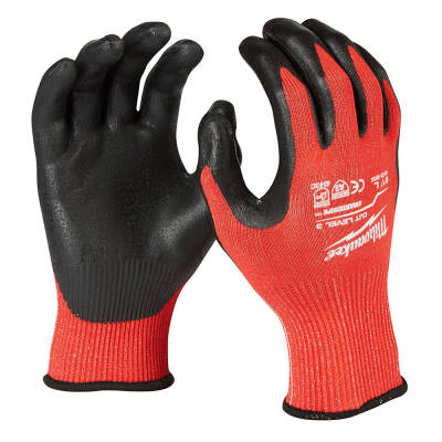 Milwaukee Kesilmeye Dayanıklı Nitril Eldiven Seviye C 10/XL Beden 4932471422 - 1