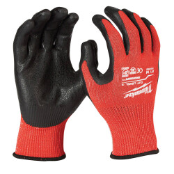 Milwaukee Kesilmeye Dayanıklı Nitril Eldiven Seviye C 9/L Beden 4932471421 - Milwaukee