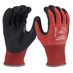 Milwaukee Kesilmeye Dayanıklı Nitril Eldiven Seviye D 8/M Beden 4932479912 - Milwaukee