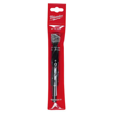 Milwaukee Kılavuz Uçlu Ahşap Matkap Ucu 16 x 151 mm 4932363664 - 1