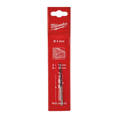 Milwaukee Kılavuz Uçlu Ahşap Matkap Ucu 4 x 75 mm 4932363652 - 1