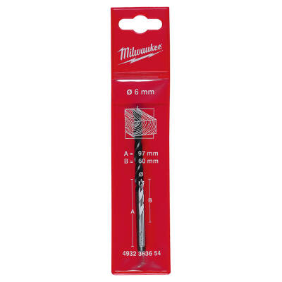 Milwaukee Kılavuz Uçlu Ahşap Matkap Ucu 6 x 93 mm 4932363654 - 1