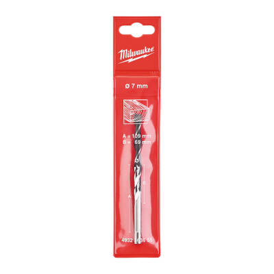 Milwaukee Kılavuz Uçlu Ahşap Matkap Ucu 7 x 109 mm 4932363655 - 1