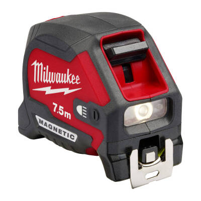 Milwaukee LED Işıklı Mıknatıslı Şerit Metre 7,5 m 30 mm 4932492469 - 1