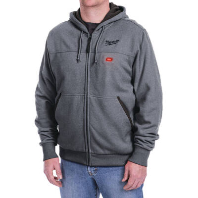 Milwaukee M12 HH GREY3-0 Isıtmalı Kapüşonlu Sweatshirt Gri M Beden 4933464353 - 2