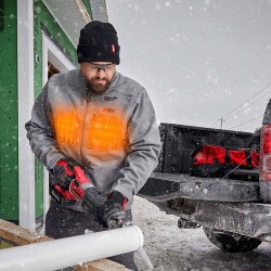Milwaukee M12 HJ GREY5-0 Isıtmalı Mont Gri M Beden 4933478973 - 2
