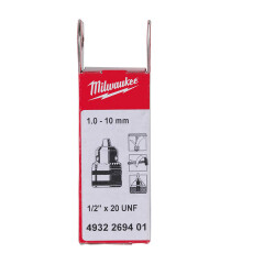 Milwaukee Mandren Anahtarı 1-10 mm 1/2 inç Mandren İçin 4932269401 - Milwaukee