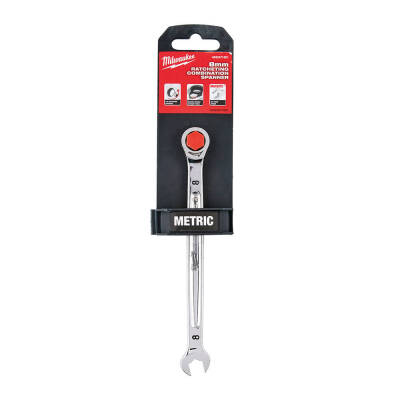 Milwaukee MAX BITE Cırcırlı Kombine Anahtar 8 mm 4932471501 - 1