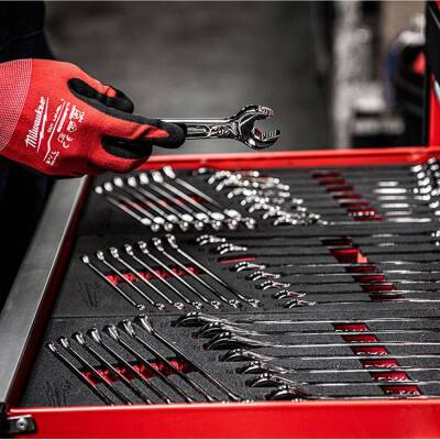 Milwaukee MAX BITE Cırcırlı Kombine Anahtar Seti 15 Parça Alet Dolabı Tepsili 4932479828 - 3