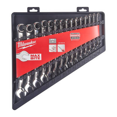 Milwaukee Max Bite Kombine Anahtar Seti 15 Parça - 1