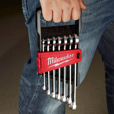 Milwaukee MAX BITE Kombine Anahtar Seti 7 Parça Metrik 4932464257 - 3