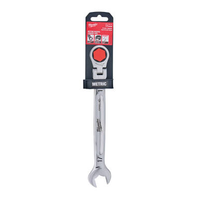 Milwaukee MAX BITE Mafsallı Cırcırlı Kombine Anahtar 17 mm 4932480190 - 1