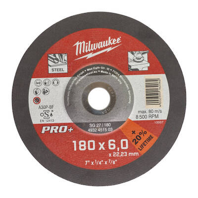 Milwaukee Metal Taşlama Taşı 180 x 6 x 22,23 mm 4932451503 - 1